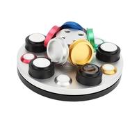 Jiawu Piatti per Olio per Orologi a 5 Fori, Coperchio Resistente Alla Polvere Materiale Metallico Disco per Olio per Orologi a 5 Fori, Disco Oliatore per Riparazione con Facile Pulizia e Riutilizzo