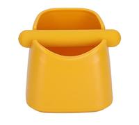 Jiawu Piccola Scatola da Bussare Al caffè Resistente Alla Goccia con un Bar Knock Leggermente Bloccato per il caffè, per la a Casa/il ristorante. (YELLOW)