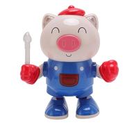 Jiawu Piggy Danzante Musicale Multifunzionale, Prestazioni Premium, Salvadanaio Danzante per i più Piccoli (Blue)