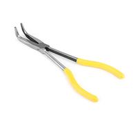 Jiawu Pinza Lunga, Pinza a Becchi Pieghi con Portata Extra Lunga da 270 Mm, per Riparazione a Becchi Curvi con Impugnatura Ergonomica per la Manutenzione del Veicolo, Servizi di Telecomunicazione,