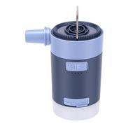 Jiawu Pompa D'aria Portatile, Lanterna Solare Ricaricabile 4000mAh | Gonfiatore Elettrico, Struttura in Plastica, Doppia Pressione, Ricarica USB C, 4 Ugelli, Campeggio, Materassini Gonfiabili