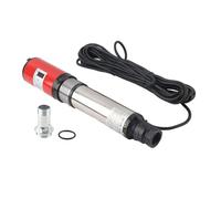 Jiawu Pompa DC per Pozzi Profondi, Botte Ispessita Protezione Ad Alta Pressione Girante Galleggiante Antisabbia Pompa Ad Acqua Solare, Acqua a Grande Portata con Prevalenza di 55 M DC48V per