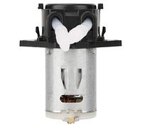 Jiawu Pompa Dosatrice Peristaltica, Flusso Regolabile 24 V CC 10-90 Ml/min, Mini Testa della Pompa Peristaltica con Tubo in Silicone per Analisi Chimiche di Laboratorio per Acquari (BLACK)