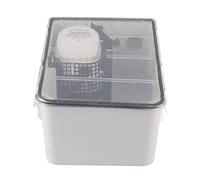 Jiawu Pompa per Vasca da Doccia 12V/24V 750GPH con Interruttore a Galleggiante Automatico, Cassetta di Scarico di Sentina a Ingresso Multiplo per Yacht Marino, Pompa Elettrica Sommergibile con (24V)