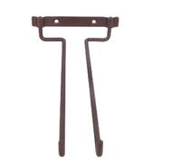 Jiawu Porta Bicchieri in Ferro, Portabicchieri da Parete, Ripiani a Singola, Organizer per Bottiglie da con Accessori Inclusi per la Decorazione e l'ordine del Soggiorno, del Bar di Casa (bronzo