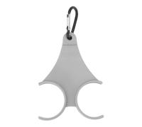 Jiawu Porta Pallina Piccolo, Supporto Compatto per Pallina e Tee Stampato in 3D, Supporto Portatile con Clip per Sessioni di Allenamento sui Campi da all'aperto (Gray)