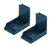 Jiawu Portabatteria, Supporto da Parete a Doppio Scopo, Rastrelliera per | Portautensili, ABS rigido, fori per viti da 5 mm, officina per garage, adatto per batterie da 18 V