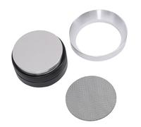 Jiawu Pressino per caffè a Doppio Uso, Filtro per Dischi in Acciaio Inossidabile, Preparazione Uniforme per Bar/luoghi di Intrattenimento, Acciaio Inossidabile (58MM)