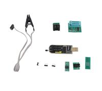 Jiawu Programmatore USB, Programmatore Serie CH341A 24 25 Programmazione più Veloce Fino a 2 3 Volte, Modulo Convertitore da SOP8 a DIP8 con Clip di Test Adattatore da 1,8 V per Memoria TV Scheda