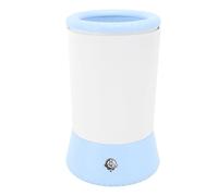 Jiawu Pulitore Automatico per Piedi per Cani, Pulizia Efficace, Comodo per Cani e Gatti, Pulitore per Piedi in Plastica per Uso Domestico (Blu Bianco)