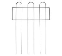 Jiawu Recinzione Protettiva in Ferro da Giardino, Barriera per Animali, Elegante Recinzione per Confini per Prati e Aiuole, Installazione Semplice, Realizzata in Robusto Materiale di Ferro