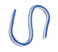 Jiawu Regola di Curva di Plastica Lineare Eccezionalmente Flessibile per Disegnare Ed Elaborare 1 PC per L'ingegneria e la Creazione di Plastica (30 cm/11.8in)