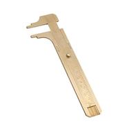Jiawu Regola di Stallo per i Freni in Ottone di Vernier con Doppia Scale, Strumenti Forti e Non Magnetici per Valori di Misurazione Esatti Che Sono Essenziali per gli Operatori di Macchine e i