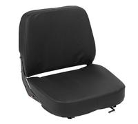 Jiawu Regolazione dei Carrelli Elevatori per il Sedile in Pelle in Comodo PVC Nero per L'escavatore del Falciatrice Dozer, Rails Rails Reddling di un Design Ergonomico per L'operatore