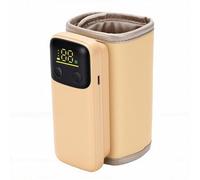 Jiawu Scaldabiberon, Scaldabiberon Portatile con Batteria a Riscaldamento Rapido da 15 Min. 6000mAh, Scaldalatte da Viaggio con Riscaldamento Uniforme a 360° Alimentato Via USB per Viaggi in Auto