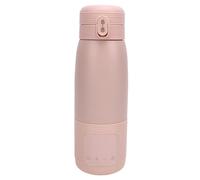 Jiawu Scaldalatte Portatile Ricaricabile Scaldabiberon da Viaggio a Riscaldamento Rapido per Viaggi in Auto, Materiale in Acciaio Inossidabile (500 ml 6400 mAh)