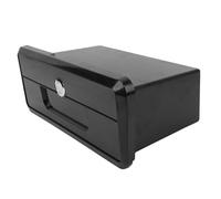 Jiawu Scambio di Stoccaggio della Barca, Box Barca per Barca in Plastica ABS con Design a Doppia Tazza, Blocco del Pulsante Nascosto, Spaziosa Scatola di Stoccaggio di Yacht. (Black)