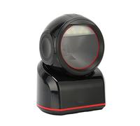 Jiawu Scanner di Codici a Barre Decodifica Rapida USB 2D 1D Rilevamento Omnidirezionale per Computer Pagamento Mobile Centro Commerciale Materiale ABS (BLACK)