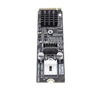 Jiawu Scheda Adattatore da NVMe a Tipo E da 20 Gbps con velocità di Trasferimento Elevata per Sistemi Ad Alte Prestazioni, Design Compatto con Strumenti E Accessori