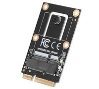 Jiawu Scheda Adattatore M.2 a Mini PCI-E per Modulo WiFi | Convertitore Mini PCI-E a M.2 NGFF, interfaccia antenna 4, per AX200 9260 8265 8260, accessorio per laptop