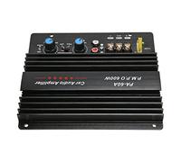 Jiawu Scheda Amplificatore per Auto, Scheda Amplificatore Subwoofer Ad Alta Potenza per Auto in Alluminio Aeronautico 12V 600W, per 600W con Doppio Chip IC Nessuna Distorsione per la Maggior Parte dei