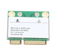 Jiawu Scheda Wireless Mini PCIe, Adattatore di Rete Interno Bluetooth 5.2 Dual Band da 1800 Mbps, Scheda di Rete Bluetooth con Tecnologia MU MIMO per PC Laptop e Sistemi Compatibili