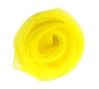 Jiawu Sciarpa da Gioco per Bambini, Sciarpa da Giocoleria per Ritmo Musicale, da Danza in Seta Leggera, Tessuto Morbido Multiuso per Educazione Musicale, Movimento Creativo e Coordinazione (Yellow)