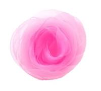 Jiawu Sciarpa da Gioco per Bambini, Sciarpa da Giocoleria per Ritmo Musicale, da Danza in Seta Leggera, Tessuto Morbido Multiuso per Educazione Musicale, Movimento Creativo e Coordinazione (Pink)