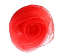 Jiawu Sciarpa da Gioco per Bambini, Sciarpa da Giocoleria per Ritmo Musicale, da Danza in Seta Leggera, Tessuto Morbido Multiuso per Educazione Musicale, Movimento Creativo e Coordinazione (Rosso)