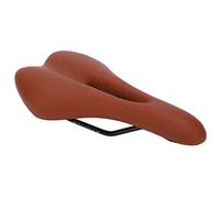 Jiawu Sella per Bicicletta, Sella per Bici Dal Design Ergonomico con Assorbimento degli Urti, Cuscino di Ventilazione a Centro Cavo con Limitatore di Pressione per Biciclette a Scatto Fisso da (BROWN)