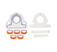 Jiawu Set Applicatore Per Nastro Adesivo Per Mascheratura, Distributore Portatile Professionale Per Nastro Adesivo Con 5 Rotoli Di Nastro Arancione, Strumento Di Applicazione Rapido E