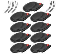 Jiawu Set da 9 Pezzi di Copritesta in Ferro per Mazze da in PVC per 3-PW SW, Set di Protezioni Morbide per Copritesta per Putter da con Clip Rossa e Corda in Serie, Leggeri e Facili da Pulire
