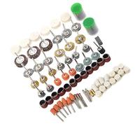 Jiawu Set di Accessori per Utensili Rotanti da 145 Pezzi per Mini Trapano, Accessori per Smerigliatrice Elettrica per Smerigliatura, Lucidatura, Taglio, Sbavatura, Ruote in Lana Resistenti
