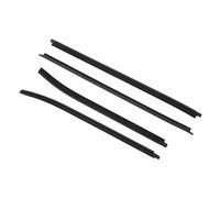 Jiawu Set di Riduzione del Rumore a Forma di Vetrina di Lunga Durata e di Tenuta Perfetta per SR5 Vigo Mk6 Pipup 2005-2015, 4pcs Black in Gomma in Gomma Street Seal Bands