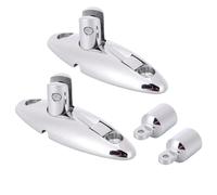 Jiawu Set Hardware Bimini Top, Acciaio Inossidabile 316 | Cerniere a Sgancio Rapido per Montaggio Laterale Sul Ponte, Cappuccio per Cerniera Sul Ponte, per Marina, Barca