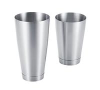 Jiawu Shaker, Shaker per Cocktail Professionale in Acciaio Inossidabile, da Bar con Design Facile da Usare per l'uso in Bar, Domestica, Feste (SILVER)
