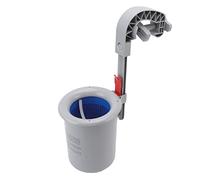 Jiawu Skimmer della Piscina Fuori Terra, Skimmer della Superficie della Piscina A Parete con Tubo e Cestino, Filtro A Galleggiate Regolabile, Pulce Automaticame