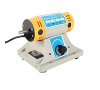 Jiawu Smerigliatrice per Tornio, Motore Elettrico per Lucidatura con Spina Europea 350W 220V con Alloggiamento a Prova di Polvere a Basse Vibrazioni Mandrini Conici per Attrezzature Abrasive per Legno