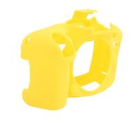 Jiawu Solleve di Silicone Morbido con Fotocamera, Design Preciso e Superficie Non Testurizzata, per D7200 (YELLOW)