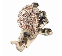Jiawu Squisita Scultura di Elefanti nel Costume Tradizionale per la prosperità e la felicità Nella Cultura del Feng Shui (S)