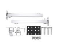 Jiawu Staffe di Montaggio del Pannello Solare, Staffe di Montaggio a Montaggio a Pellicola Solare Regolabili 15 a 30 °, Staffe in Alluminio Robuste Leggero per, Yacht, Navi, Tetti