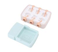 Jiawu Stampo per Gelato, Riutilizzabile, Simpatica Gelatiera a Forma di Cartone Animato da Fare a Casa, Blu, Perfetta per le Feste dei Bambini