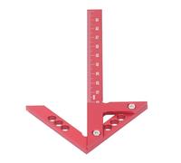 Jiawu Strumento di Marcatura in Lega di Alluminio Squisito per Line Scriber - Brilliant Finish Center Finder per Vari Progetti di Lavorazione del Legno