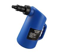 Jiawu Strumento per Riempire Liquidi Al Piombo-acido per Batteria Auto da 2 Litri, Caraffa Automatica a Ciclo Profondo con Valvola a Flusso Rapido, Spegnimento Automatico, Ugello Antigoccia, PP e PE
