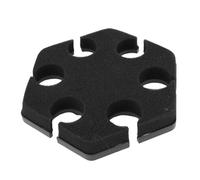 Jiawu Supporto Multimicrofono Organizza in Modo Efficiente 6 Microfoni per Microfoni Wireless Cablati Dinamici Supporto da 3/8 Pollici