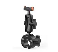 Jiawu Supporto per Manubrio per Action Camera, Testa a Sfera Magnetica con Rotazione a 360° a Sgancio Rapido, con Morsetto Regolabile per Tubi da 40 Mm, per Supporto per Barra