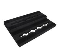 Jiawu Supporto per Pedali per il Pedale per Chitarra per Pedali da 6 a 10 Effetto, Anti -slip, Design Leggero e Modulare, Accessori per Pedaliera EVA Effetti della Chitarra, Mini