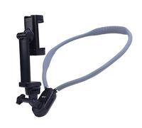 Jiawu Supporto per Telefono da Collo Supporto Stabile Regolabile Registrazione in Prospettiva in Prima per Ciclismo All'aperto Adatto per Vlogger per Telefono POV Silicone+PC