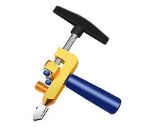 Jiawu Tagliapiastrelle per Vetro Dorato, Tagliapiastrelle per Vetro Dorato, Tagliatrice per Ceramica Integrata Multifunzionale, Acciaio Legato Resistente e Duro per Specchio, Strumenti Industriali