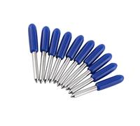 Jiawu Taglierina Plotter da Taglio, 10 Lame in Carburo di Tungsteno per | Lama da taglio per vinile, albero da 2 mm, offset 0,25 mm, per plotter , 3 angoli